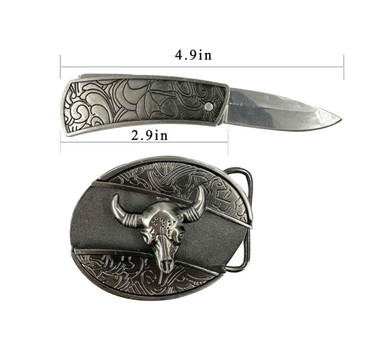 Knife Belt Buckle AlloyClub™